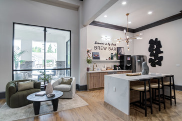 Newly Renovated Clubhouse with Coffee Station For Guests and Residents